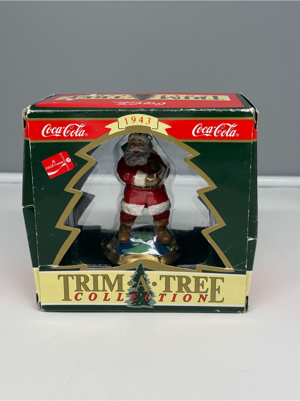 Released in 1995 - 1943 Coca-Cola Trim-a-Tree Collection Christmas Ornament HTF